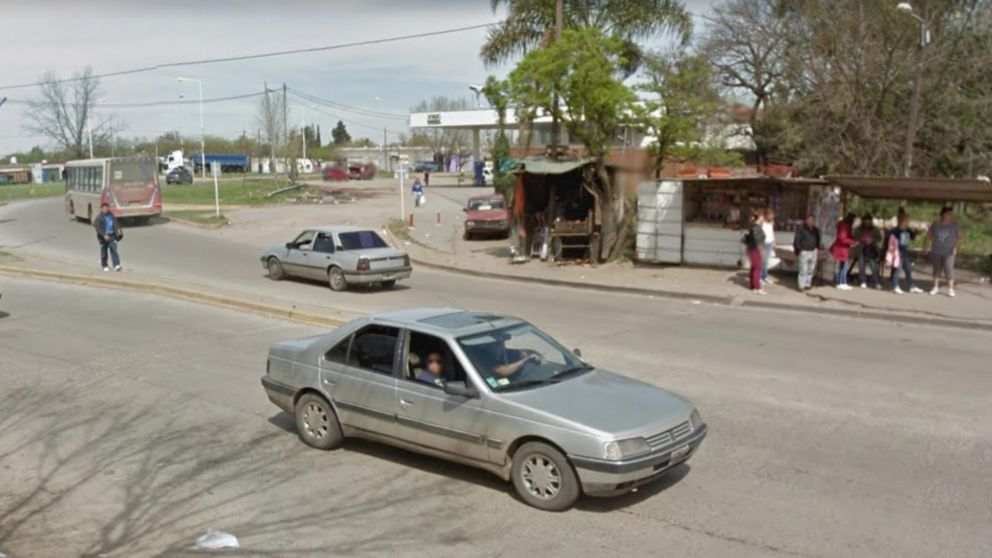 El asalto y enfrentamiento armado se produjeron en este lugar, en el oeste del conurbano bonaerense.