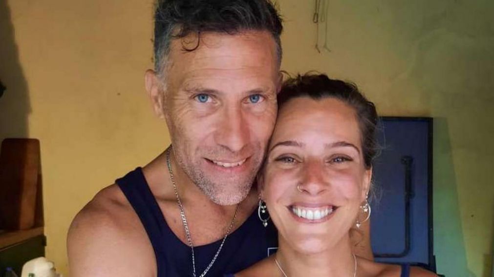 Javier Cordone junto a Dani "La Chepi".