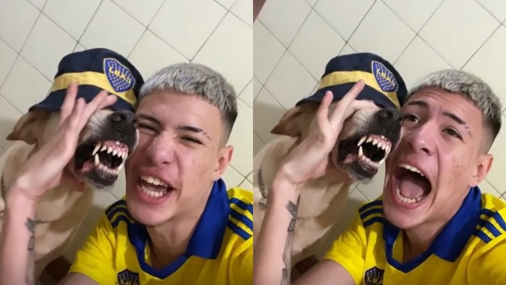 El hincha de Boca se volvi� viral horas antes del Supercl�sico.