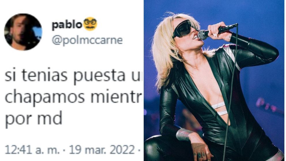 Un usuario de Twitter encontró al extraño que se "chapó" en medio de una multitud de fanáticos de Miley Cyrus durante el concierto del Lollapalooza Argentina.
