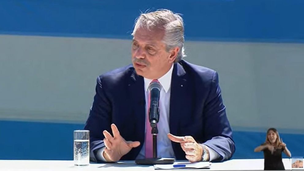 El Presidente dijo que comienza "la guerra contra la inflación en la Argentina" (captura de TV).