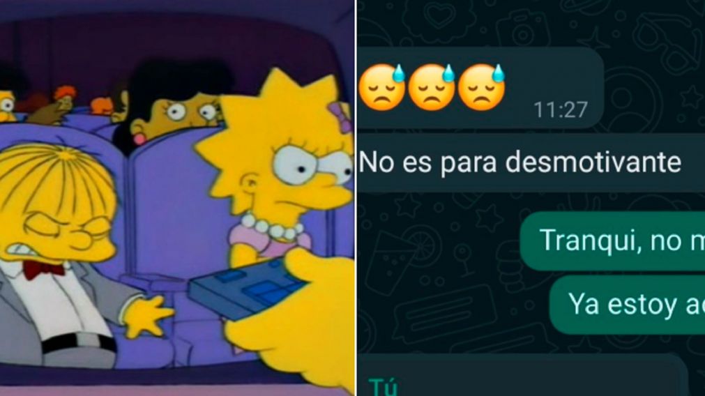 Le quisierone explicar por qu� hab�a salido mal una cita y termin� cort�ndole.
