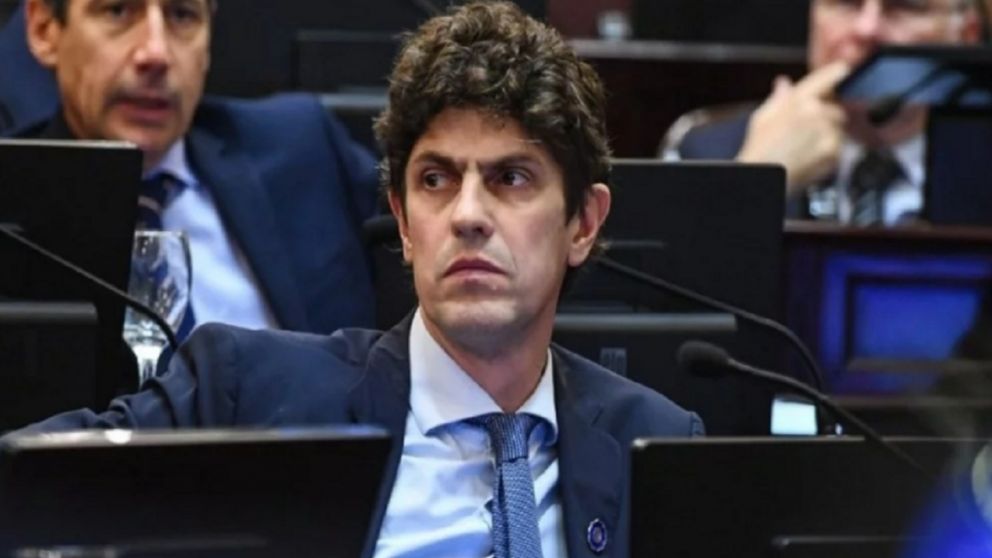 El senador de la UCR, Martín Lousteau, en el Congreso.