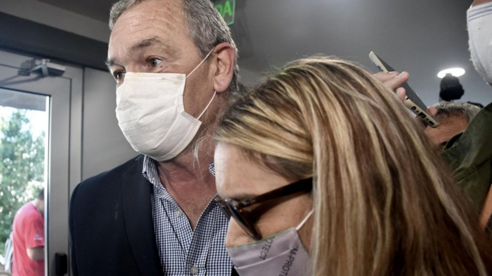 Valentina Macarrón y su padre, Marcelo, acusado de haber instigado el crimen de su esposa y madre de la joven, Nora Dalmasso (Télam).