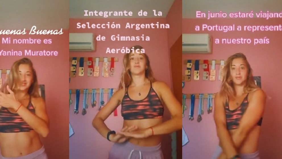 Se llama Yanina Muratore e inició una campaña en redes para juntar el dinero que le permita representar al país en el Mundial (TikTok).