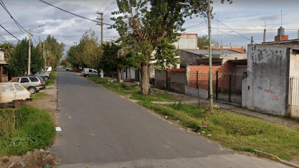 El hecho se produjo en esta esquina, ubicada en el sur del Gran Buenos Aires.