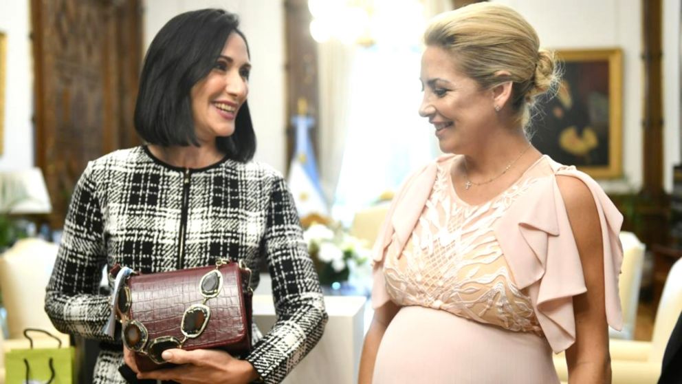 Encuentro de primeras damas en la Casa Rosada.