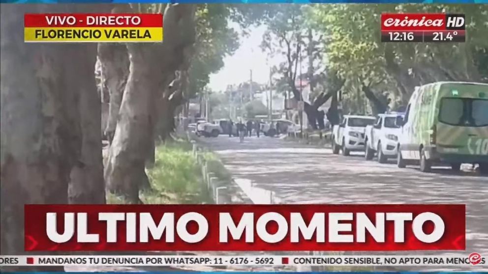 La toma de rehenes comenzó este lunes por la mañana en la Defensoría Civil 24, situada en General Lavalle y Paz, Florencio Varela (Crónica HD).