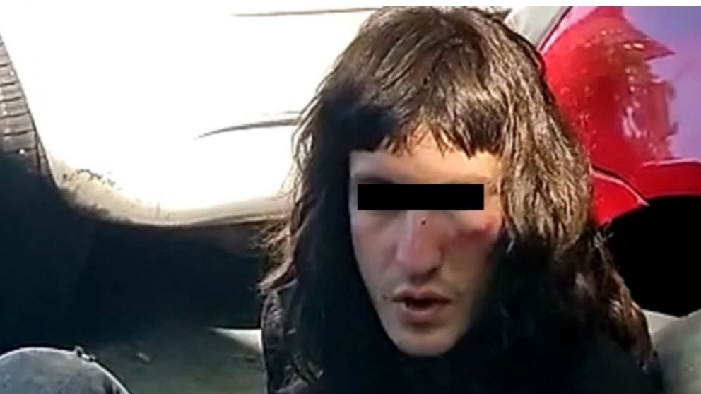 Ignacio Retondo al momento de su detenci�n. 