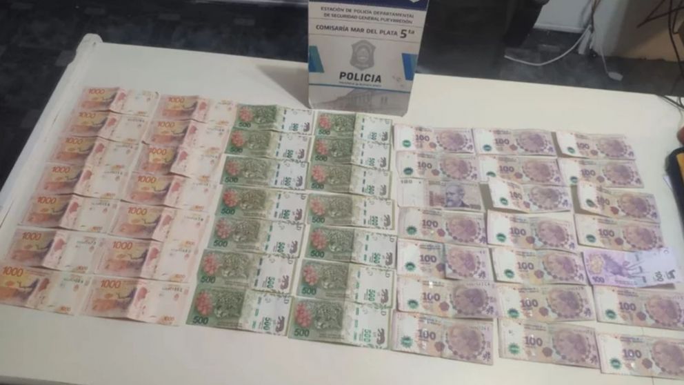 El dinero con el que un hombre quiso coimear a la policía fue secuestrado.