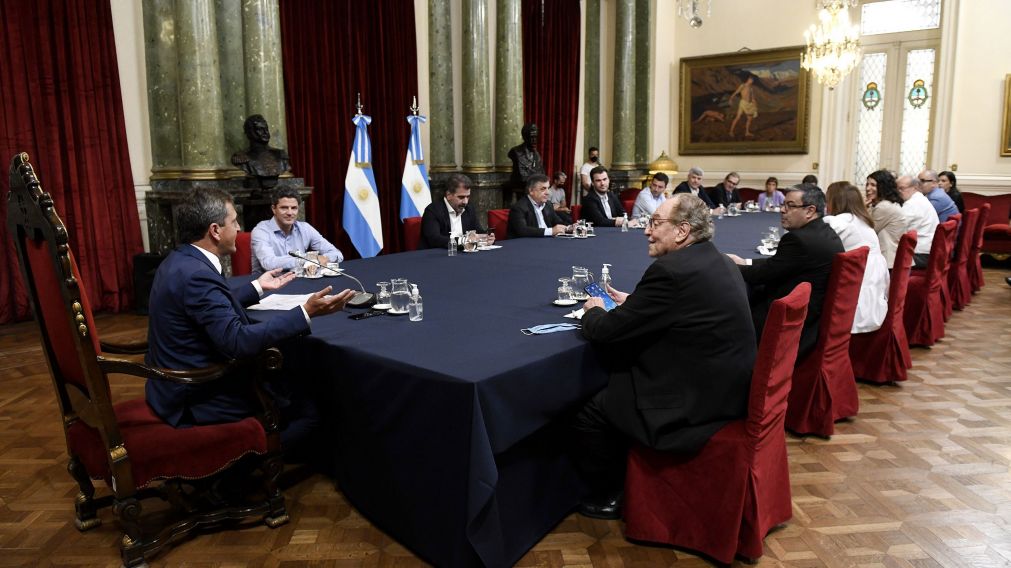 Sergio Massa, titular de la Cámara baja, encabezó la reunión en el Congreso (Prensa Diputados).