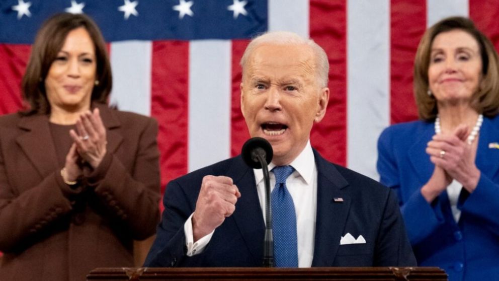Biden cargó contra Putin y lo catalogó de "dictador", en el marco de la invasión de Rusia a Ucrania (AFP).
