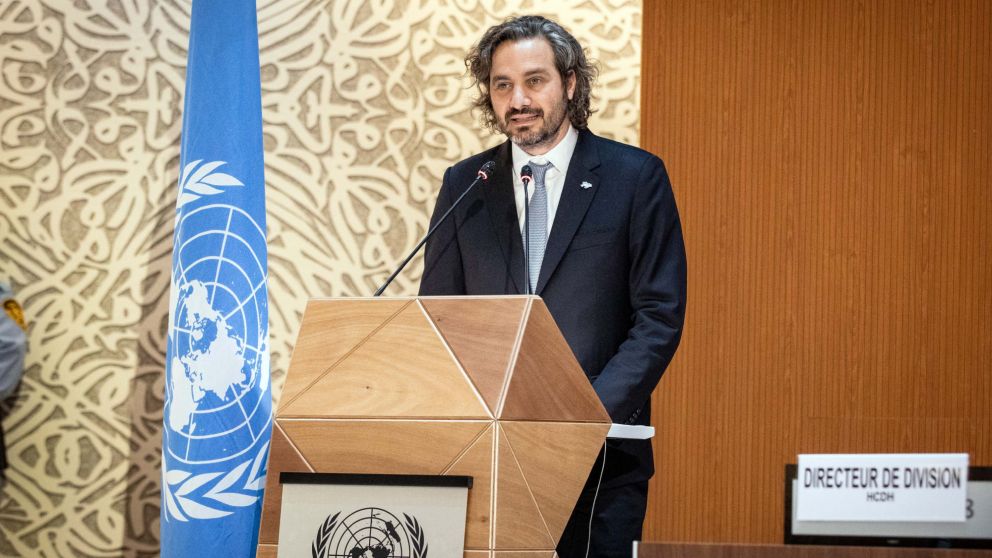 Santiago Cafiero aseguró que la Argentina se mantiene neutral frente al conflicto bélico entre Rusia y Ucrania (Télam).