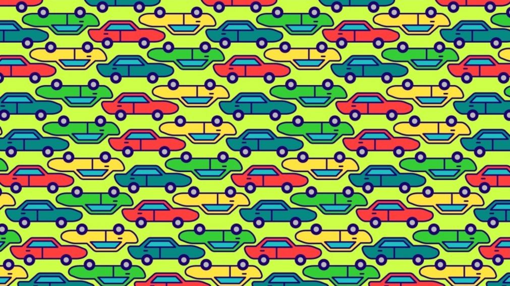 En este reto viral deberá hallar en menos de 10 segundos a los tres autos que son diferentes al resto.