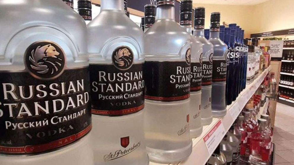 Los vodkas de origen rusos comenzaron a ser boicoteados en Estados Unidos y Canadá.