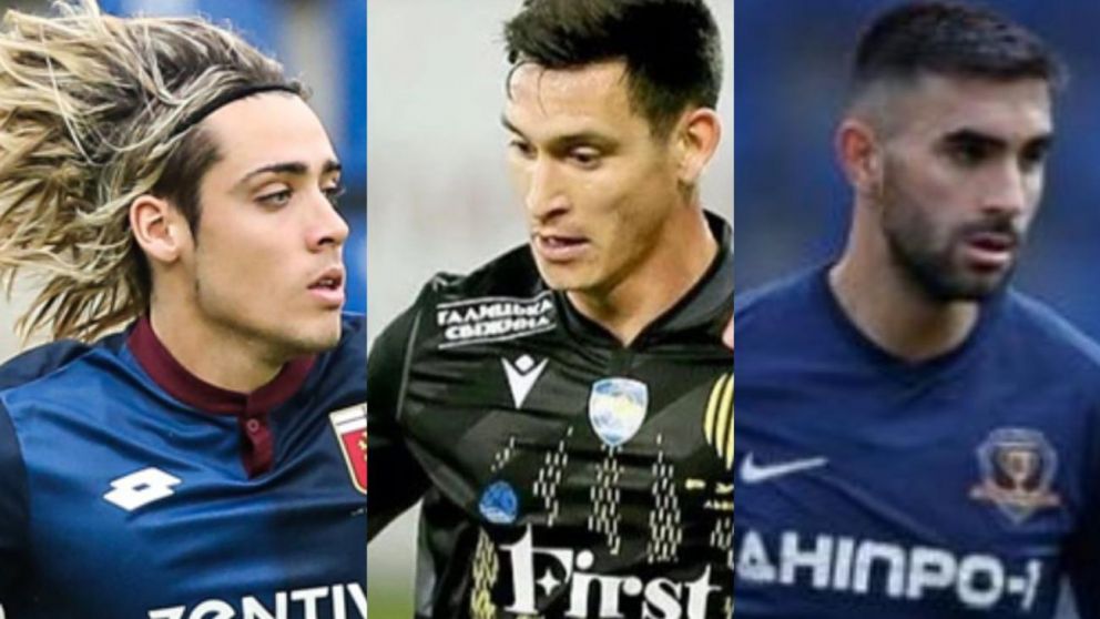 Los tres jugadores cruzaron la frontera de Ucrania.