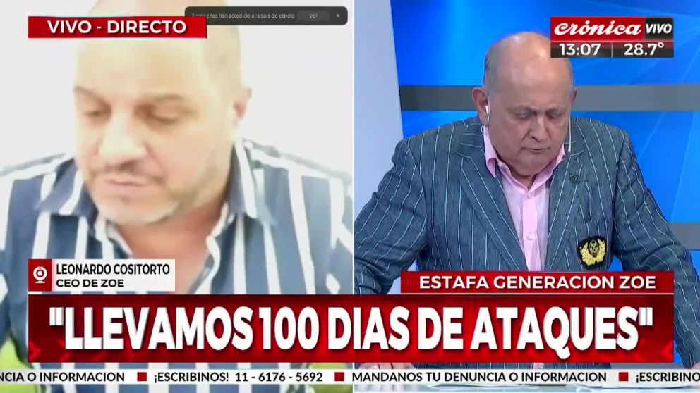 Exclusivo: el CEO de Generación Zoe rompió el silencio desde la clandestinidad.
