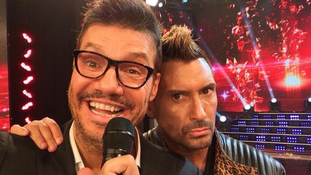 Luciano "El Tirri" Giugno y su primo, Marcelo Tinelli (Archivo).