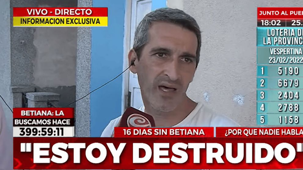 El hermano de Betiana Rossi volvió a haablar sobre la desaparición de su hermana (Crónica HD).