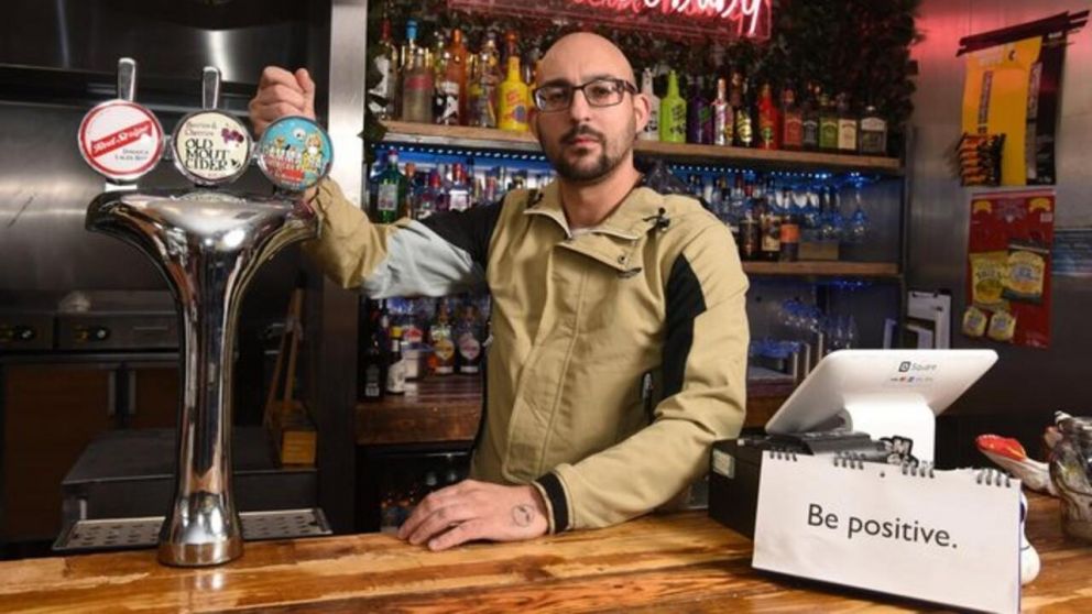 Michael Evans es el due�o de Smashed, el restaurante mejor puntuado en TripAdvisor de la ciudad de Preston.