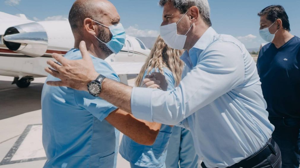 San Juan envi� a Corrientes una fuerte asistencia sanitaria.