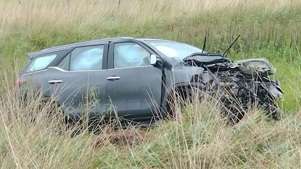 Un auto y una camioneta chocaron a la altura del kilómetro 103 de la Ruta 29, en General Belgrano.