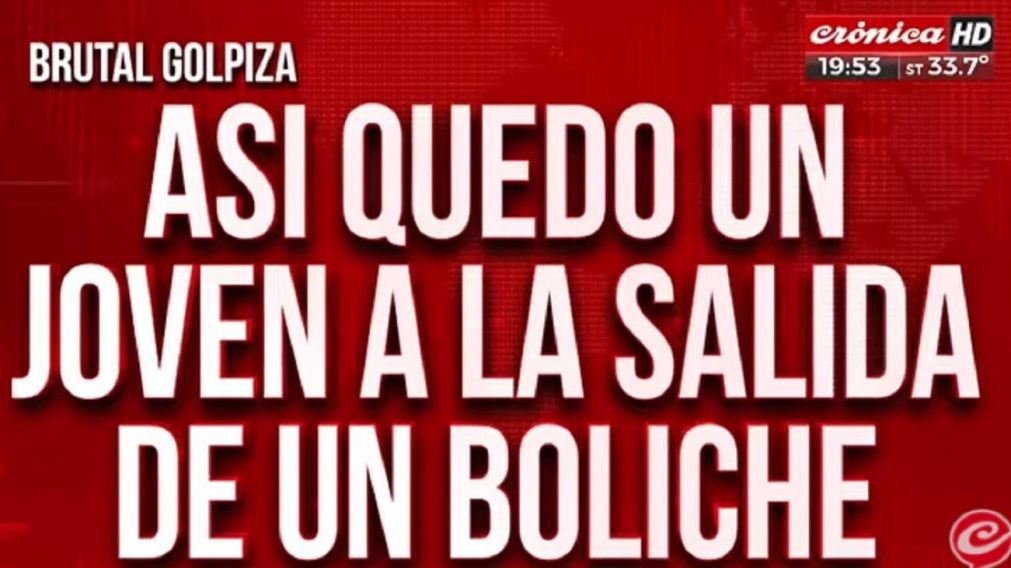 Patovicas lo tiraron al suelo, lo molieron a golpes y luego lo sacaron a la calle (Crónica HD).
