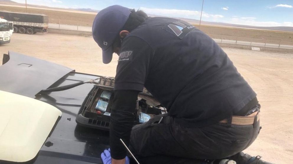 El operativo de la AFIP se llevó adelante en Paso de Jama, provincia de Jujuy.