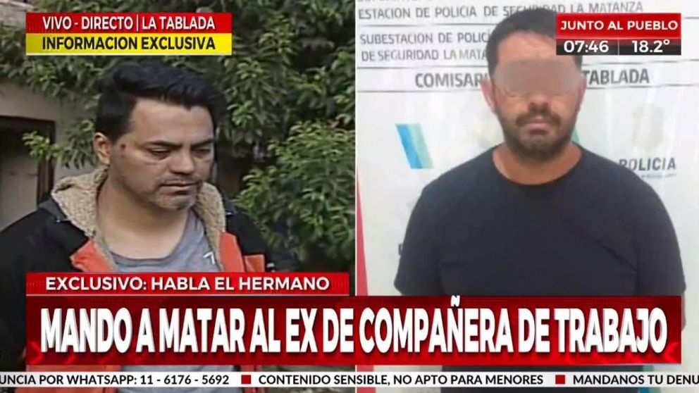 El hermano de Miguel Emilio Michel apuntó contra la ex pareja de la víctima por el asesinato (Crónica HD).