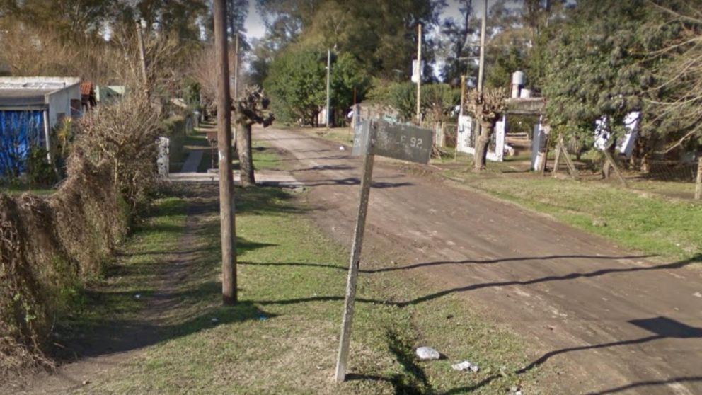 Ac�, en este vecindario, se produjo el asesinato a balazos consumado por los sicarios.