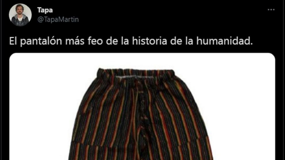 Criticó a los "balis", los pantalones favoritos por la onda "hippie" juvenil por su comodidas y diversidad de colores.