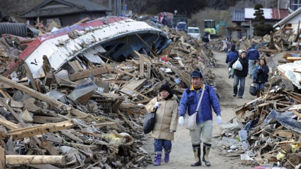 Devastador terremoto en Japón.