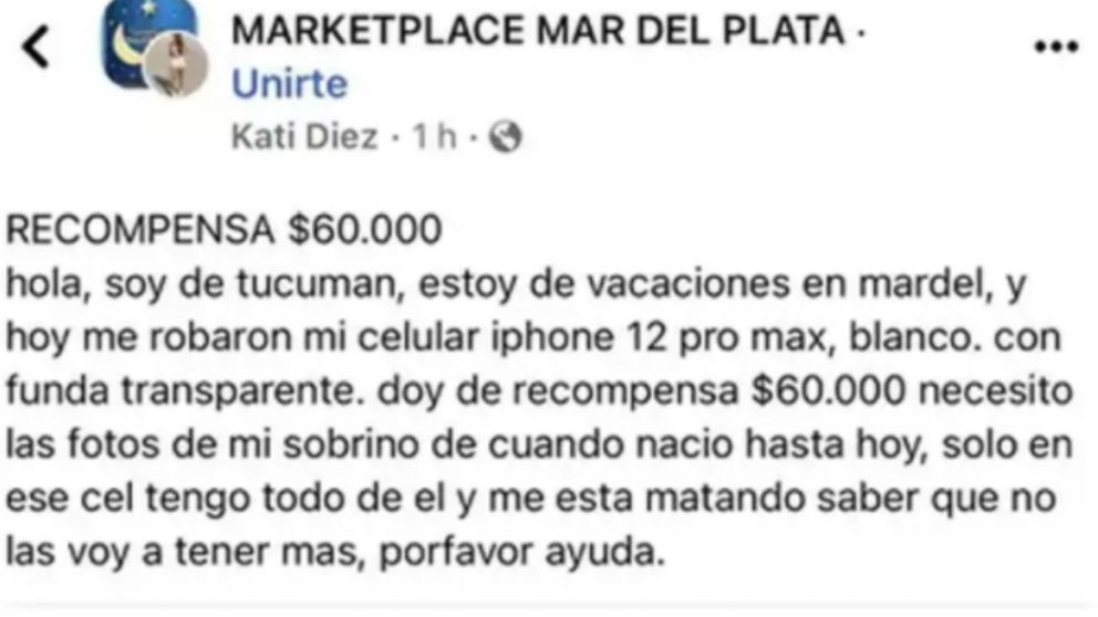 Todo empezó con una publicación en un grupo de Facebook.