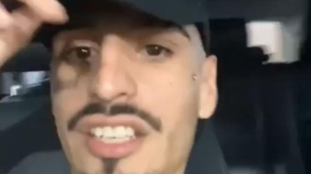 Lautaro Coronel, alias El Noba, fue excarcelado y filmó un video (Captura de video).
