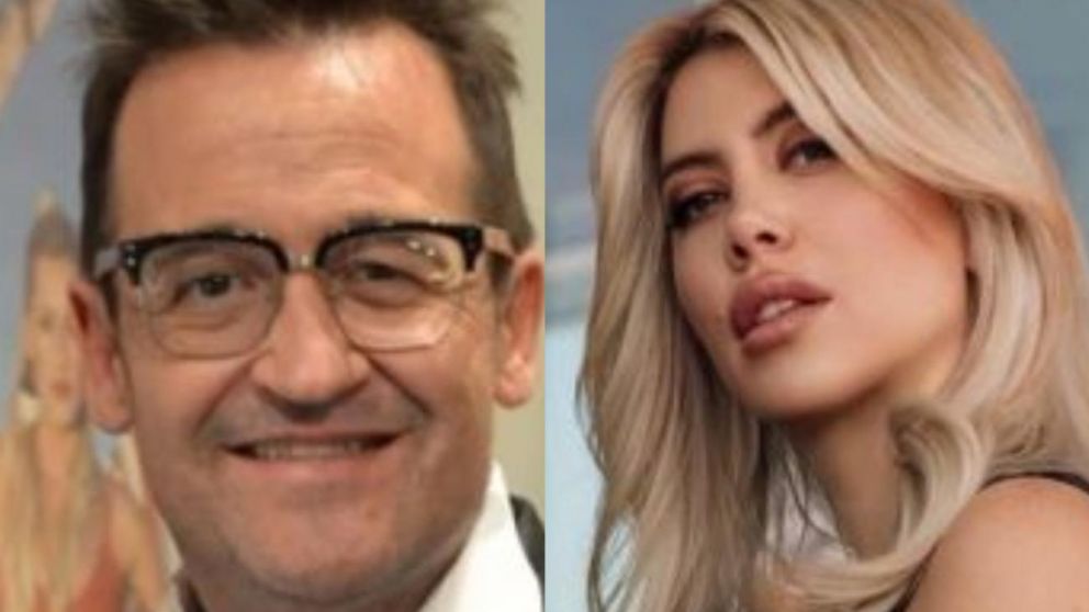 Wanda Nara y �lvaro Navia, protagonistas de la historia.