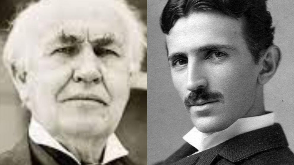 Thomas Alva Edison o Nikola Tesla, esa es la cuestión (Archivo).