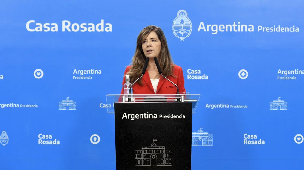Cerruti ofreció este jueves su habitual conferencia en la Casa Rosada.