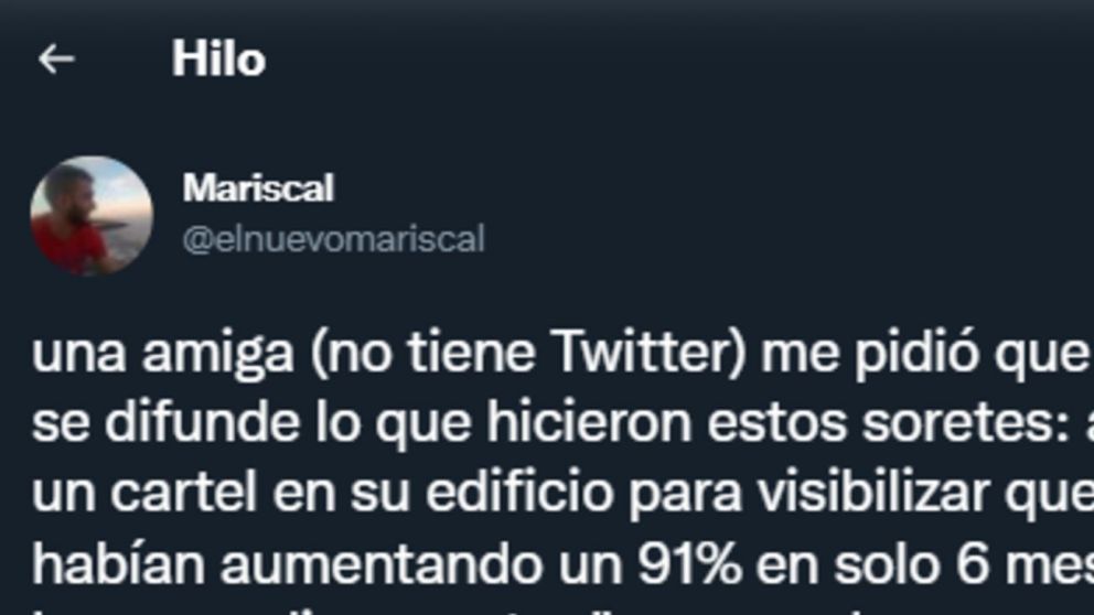 Una nueva denuncia en Twitter llamó la atención de los usuarios.