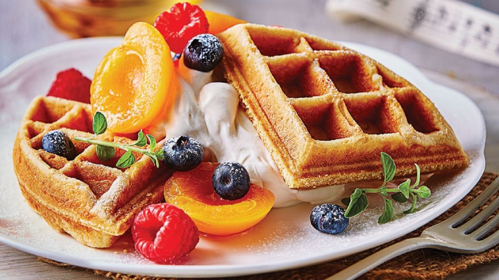 Los waffles son originarios de B�lgica, y tambi�n son llamados �Gofre� (palabra proveniente del franc�s).