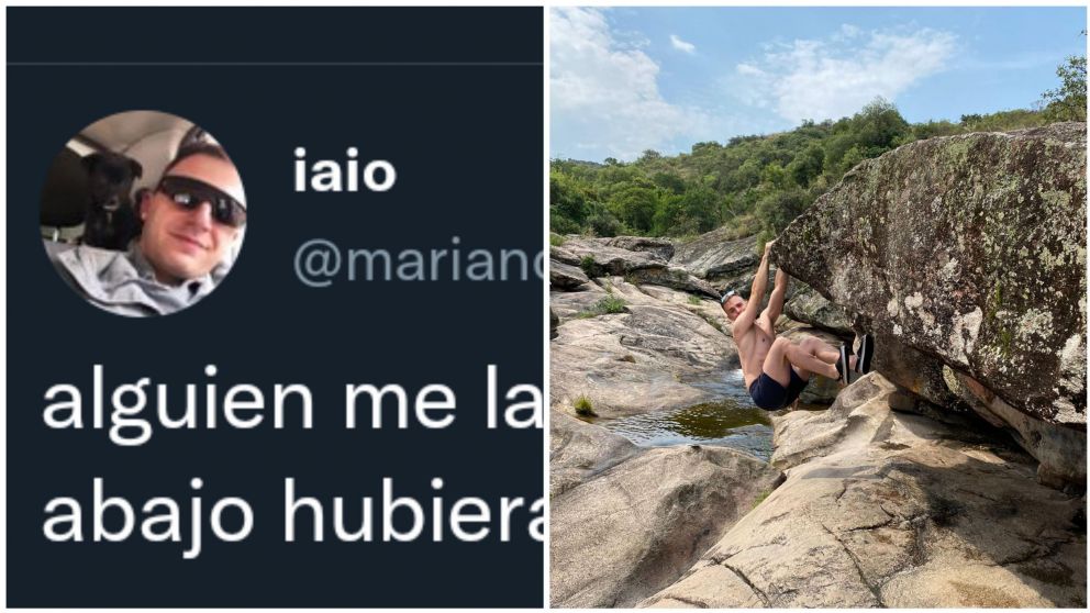 La foto del autor del tuit viral que desató una ola de memes.