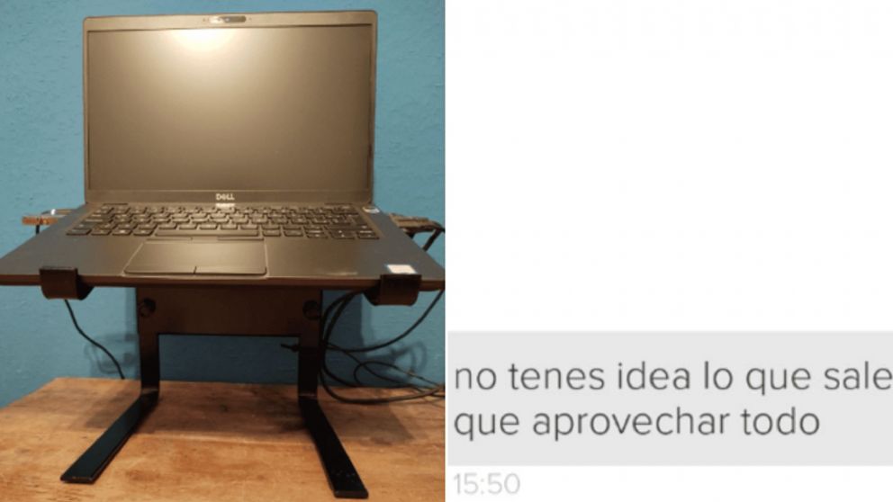 "Que marginal": compró un soporte para notebook, pero recibió en un insólito paquete.