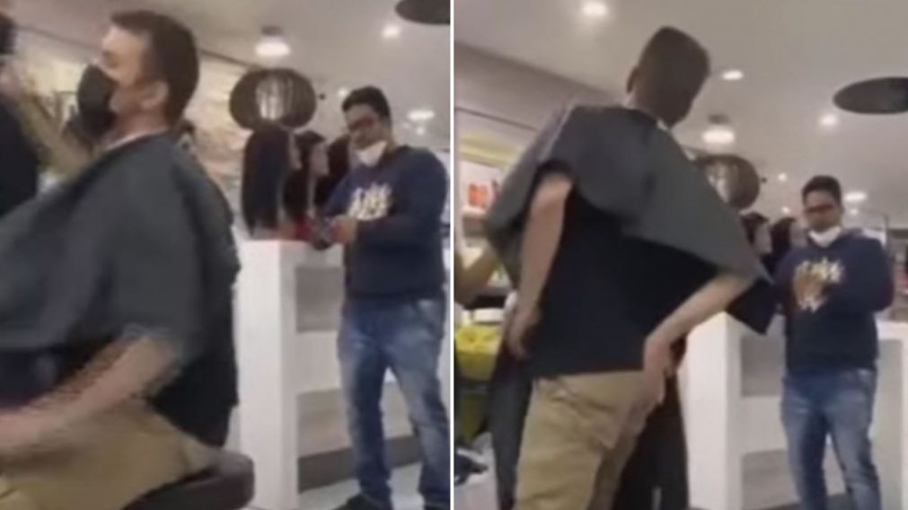 El joven sufrió de dolor (Captura de pantalla video).