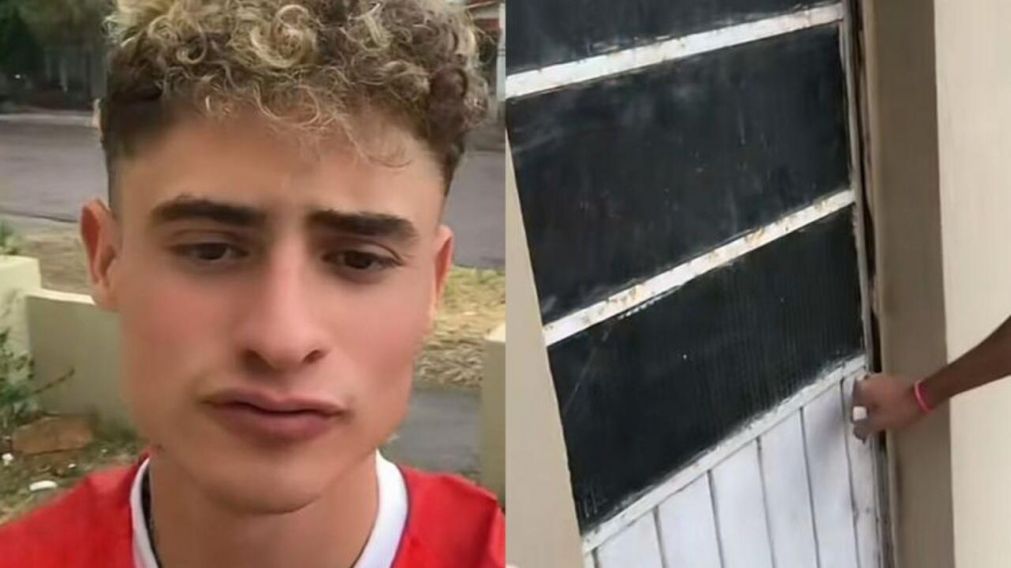 El joven pagó 100 mil pesos por el alquiler de la casa ubicada en Monte Hermoso y se volvió viral porque estaba en pésima condiciones.