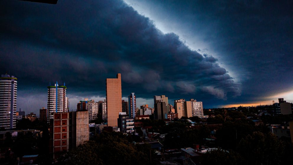 La tormenta activó el alerta amarillo en más de una ciudad argentina. (Twitter: @daycerrudo87)