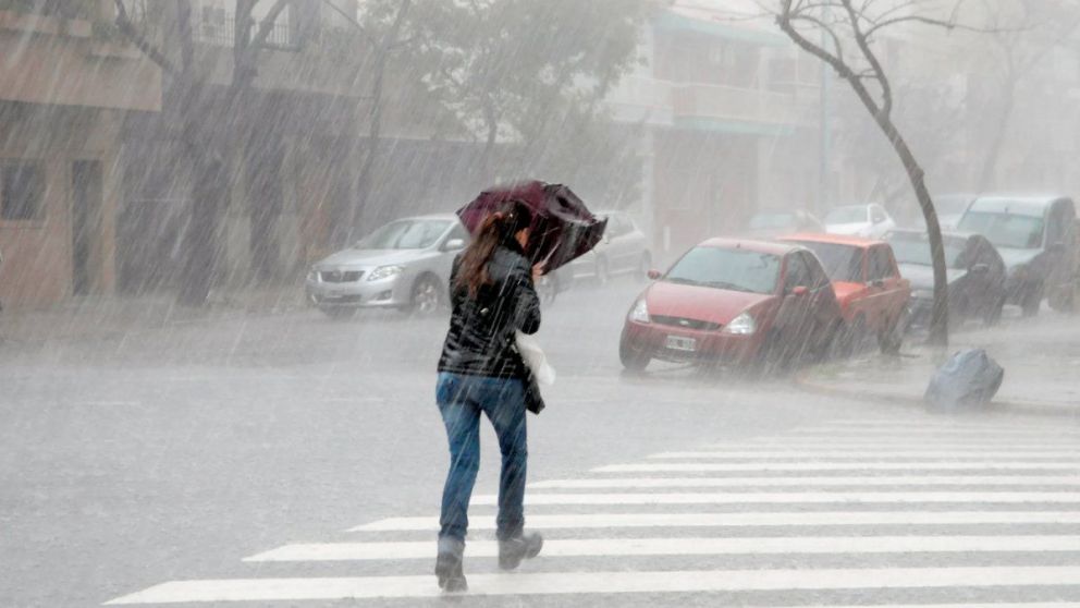 �reas del pa�s afectadas por tormentas fuertes y lluvias intensas, de acuerdo al SMN.