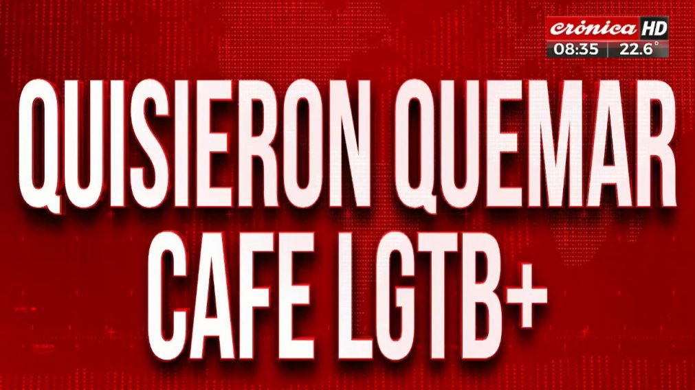 As� quisieron quemar caf� LGTBQ+.