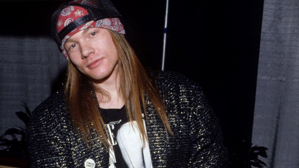 Axl Rose, un ícono del rock mundial.
