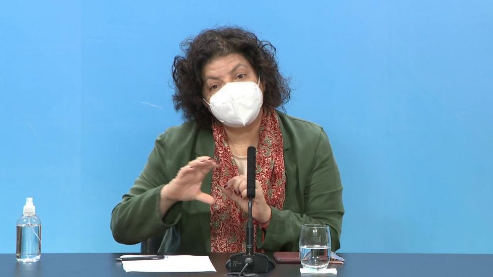 Carla Vizzotti hizo una balance de la gestión contra el coronavirus (Archivo).
