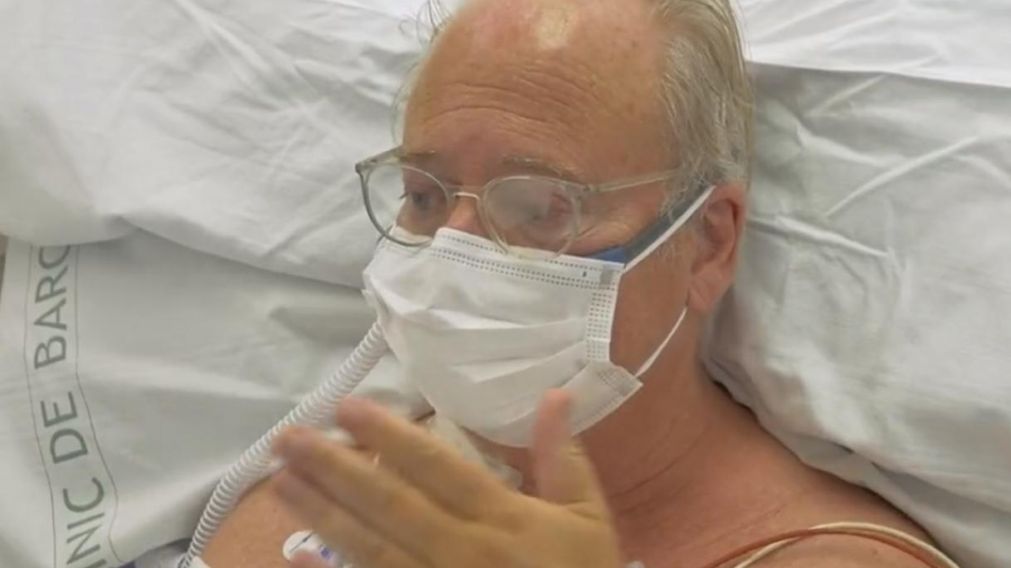 Albert Novell se arrepinti� de ser antivacuna tras luchar con la muerte (Captura de video).
