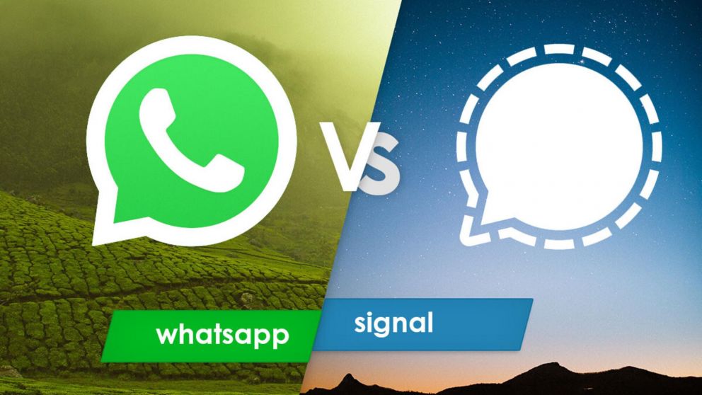 WhatsApp vs Signal, las empresas enfrentadas por la privacidad de los usuarios.